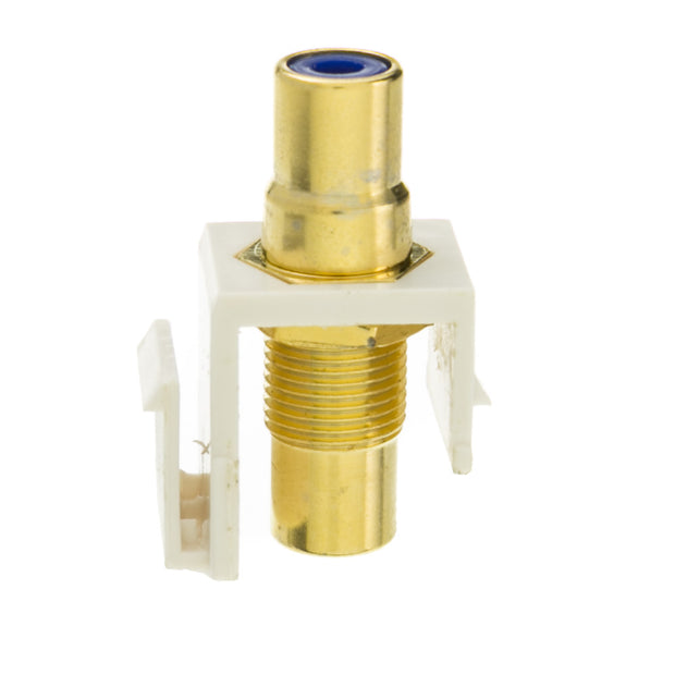 Keystone Insert, White, RCA Female Coupler ( RCA)