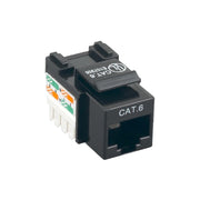 Cat6 Keystone Jack, RJ45 Female to 110 Punch Down