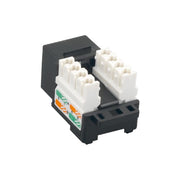 Cat6 Keystone Jack, RJ45 Female to 110 Punch Down