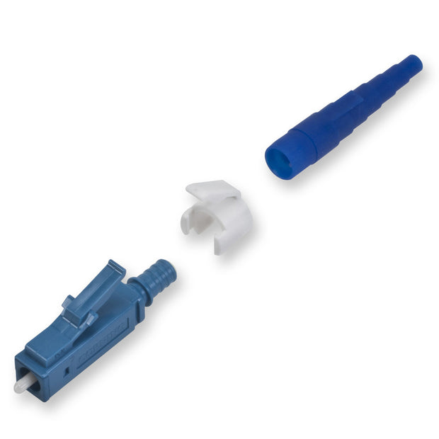 LC Anaerobic Connector, 9/125µm Singlemode (OS2), Blue Housing & Boot, Boot 900µm/2.0mm/3.0mm – Corning 96-201-98-SP