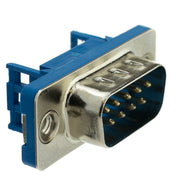 DB9 Male IDC Ribbon Right Angle Connector 3pcs