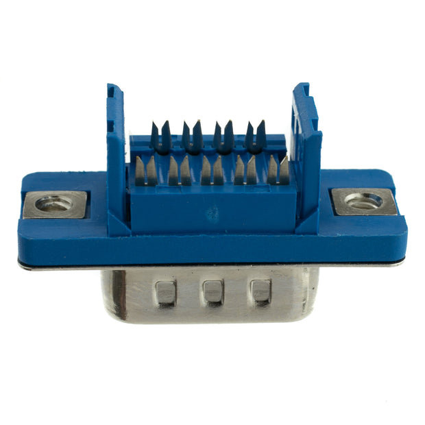 DB9 Male IDC Ribbon Right Angle Connector 3pcs