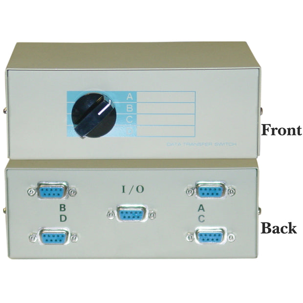 ABCD 4 Way Switch Box, DB9 Female