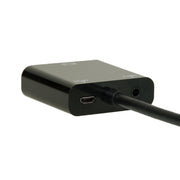 HDMI male to VGA female Adapter with Stereo Audio Support, Up to 1080P 1920 x 1080, Powered by USB Port