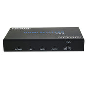 HDMI Amplified Splitter, HDMI High Speed with Ethernet, 4K@60Hz, HDMI v2.0, HDCP2.2, Metal Housing