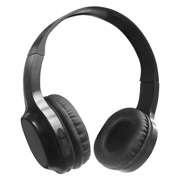 Bluetooth Wireless Headphone w/ Built-in Microphone and multi-function controls, Black