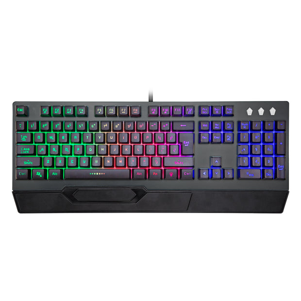 4-Piece Gaming Combo Kit, RGB USB Keyboard, RGB Mouse, Mouse Pad, Headset