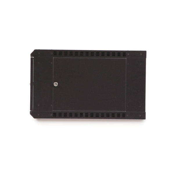 LINIER Fixed Wall Mount Cabinet with Glass Door, 250 lb capacity