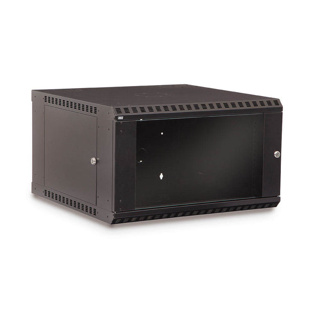 LINIER Fixed Wall Mount Cabinet with Glass Door, 250 lb capacity