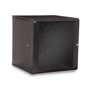 LINIER Fixed Wall Mount Cabinet with Glass Door, 250 lb capacity