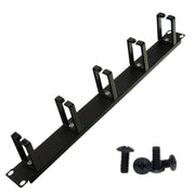 19 inch rackmount cable management wire holder, 1U