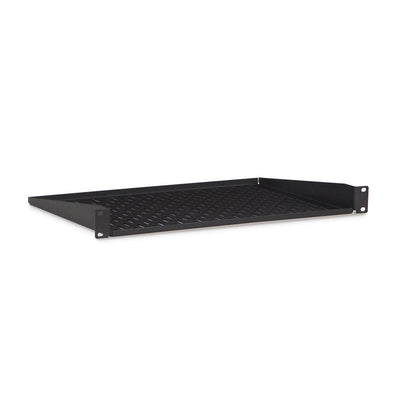Rackmount Vented Component Shelf, 19 inch Rack 12 inch deep, 1U