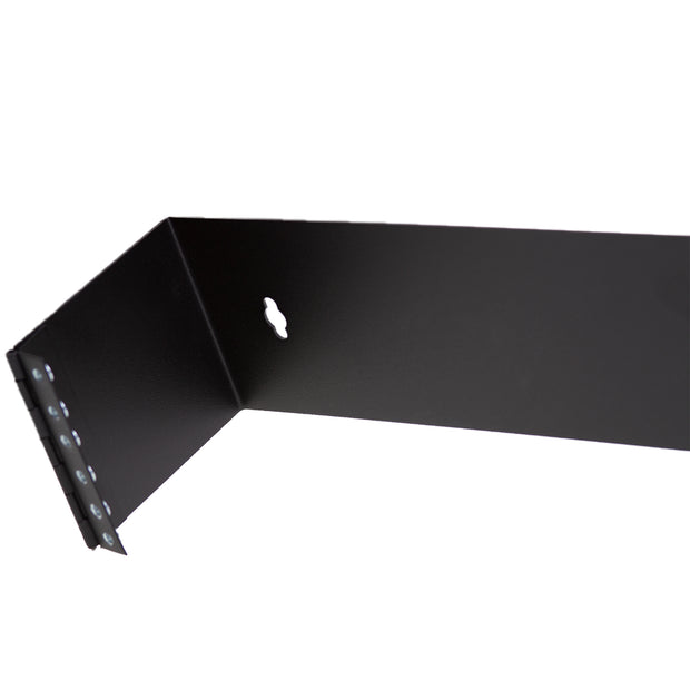 Rackmount Hinged Wall Mounting Bracket, 2U, Dimensions: 3.5 (H) x 19 (W) x 4 (D) inches
