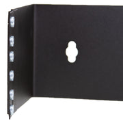 Rackmount Hinged Wall Mounting Bracket, 2U, Dimensions: 3.5 (H) x 19 (W) x 4 (D) inches