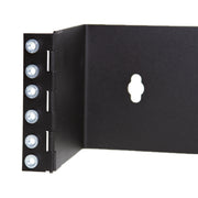 Rackmount Hinged Wall Mounting Bracket, 2U, Dimensions: 3.5 (H) x 19 (W) x 4 (D) inches