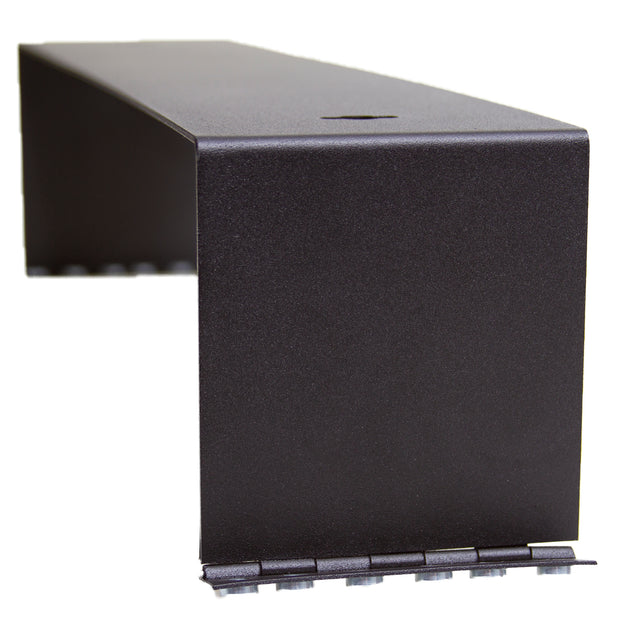 Rackmount Hinged Wall Mounting Bracket, 2U, Dimensions: 3.5 (H) x 19 (W) x 4 (D) inches