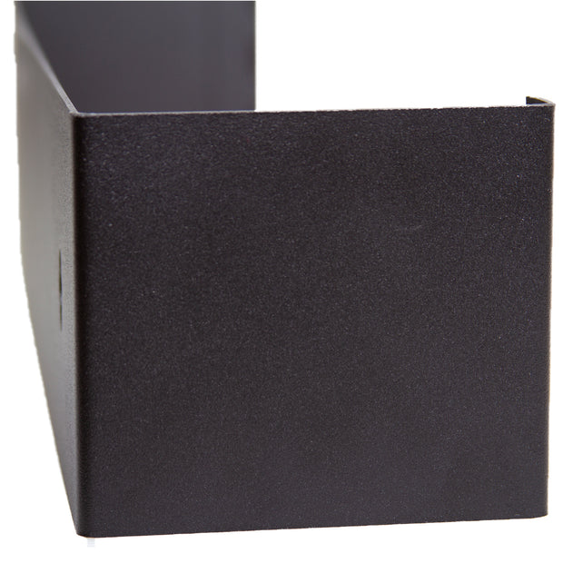 Rackmount Hinged Wall Mounting Bracket, 2U, Dimensions: 3.5 (H) x 19 (W) x 4 (D) inches