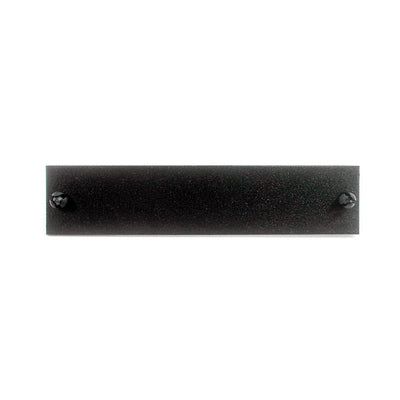 LGX Styled Blank plate with No Holes Unloaded - Black Powder Coat