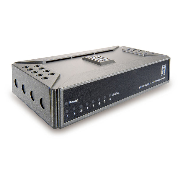 8 Port 10/100 Fast Ethernet Switch, Magnetic Base