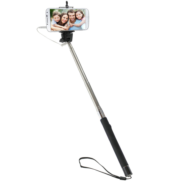 Extendable Selfie Stick - Wired Remote Shutter