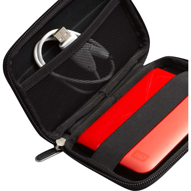 Case Logic Portable Hard Drive Case, Black, 3.75 x 1.57 x 5.75 inches
