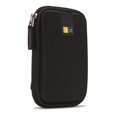 Case Logic Portable Hard Drive Case, EVA Foam, Elastic, Mesh - Black