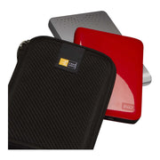 Case Logic Portable Hard Drive Case, EVA Foam, Elastic, Mesh - Black