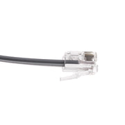 Telephone Cord (Voice), RJ12, 6P / 6C, Silver Satin, Reverse