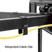 TV Mount for 32 to 70 Inch Television w/ 18.4 inch Full Motion Arm, 400x400 max VESA, Black
