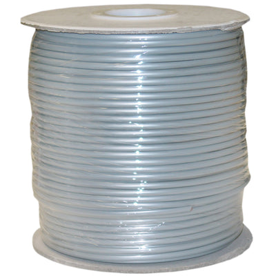 Bulk Phone Cord, Silver Satin, 28/4 (28 AWG 4 Conductor), Spool, 1000 foot