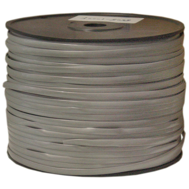 Bulk Phone Cord, Silver Satin, 28/8 (28 AWG 8 Conductor), Spool, 1000 foot