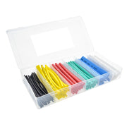 Heat Shrink Tube Kit.  2:1 Shrink Ratio.  Various Diameter and Colors.  100 Pieces