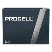 Duracell Procell Industrial Grade Alkaline Batteries, D, PC1300, 12/Box
