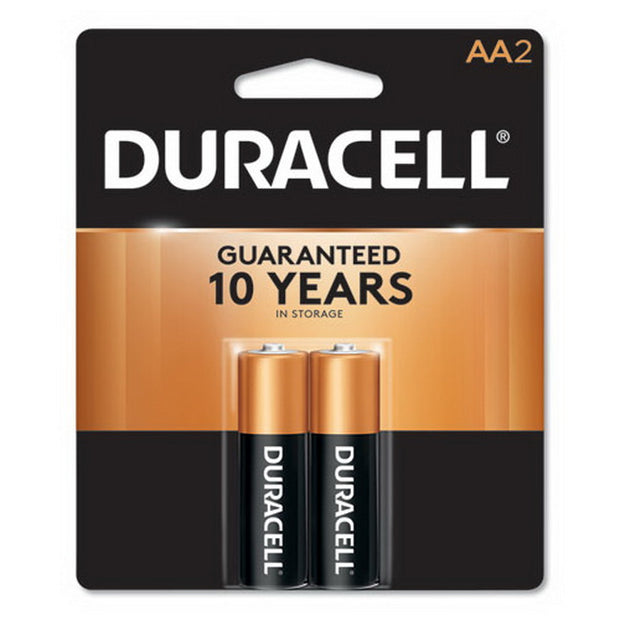 Duracell CopperTop Alkaline Batteries, AA, MN1500B8Z