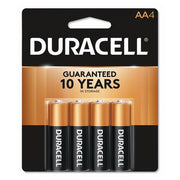 Duracell CopperTop Alkaline Batteries, AA, MN1500B8Z