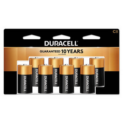 Duracell CopperTop Alkaline Batteries, C, MN14RT8Z