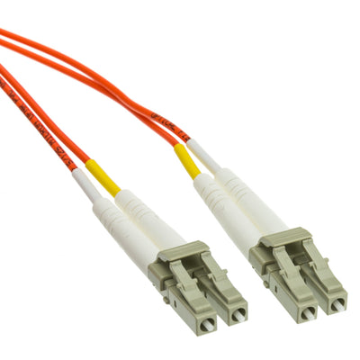 LC/LC OM1 Multimode Duplex Fiber Optic Cable, 62.5/125