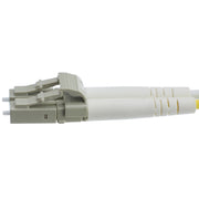 10 Gigabit Aqua OM4 Fiber Optic Cable, LC / LC, Multimode, Duplex, 50/125