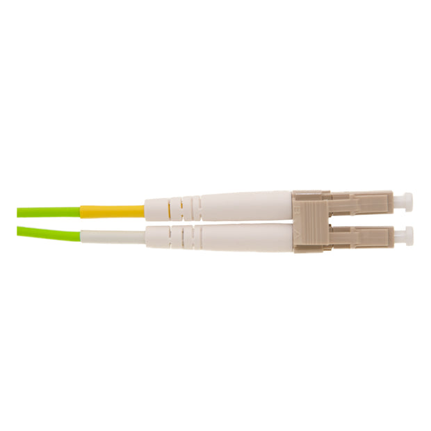 OM5 Wideband Multi-mode Fiber Optic Cable, LC/LC, WDM, Duplex, Lime Green, 50/125