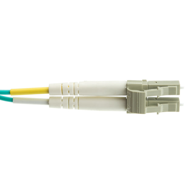 10 Gigabit Aqua LC/SC OM3 Multimode Duplex Fiber Optic Cable, 50/125