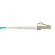10 Gigabit Aqua LC/SC OM3 Multimode Duplex Fiber Optic Cable, 50/125