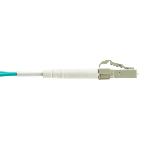 10 Gigabit Aqua LC/SC OM3 Multimode Duplex Fiber Optic Cable, 50/125