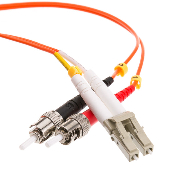 Fiber Optic Cable, LC / ST, Multimode, Duplex, 50/125