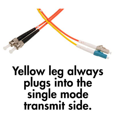 Mode Conditioning Cable LC / ST, OM1 Multimode, 62.5/125