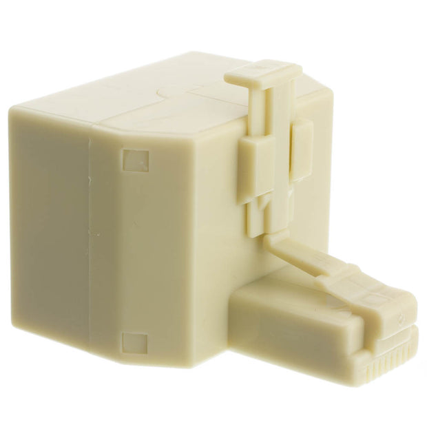 Phone Splitter (Straight), RJ45 8P8C Male to 2 RJ45 8P8C Female