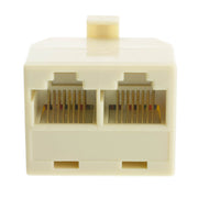 Phone Splitter (Straight), RJ45 8P8C Male to 2 RJ45 8P8C Female