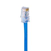 Simply45 Cat5e RJ45 Crimp Connectors, Solid 24AWG/Stranded 28-26AWG, Blue Tint, Jar 100 pieces