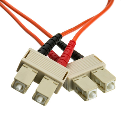 SC/SC OM1 Multimode Duplex Fiber Optic Cable, 62.5/125