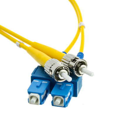 Fiber Optic Cable, SC / ST, Singlemode, Duplex, 9/125