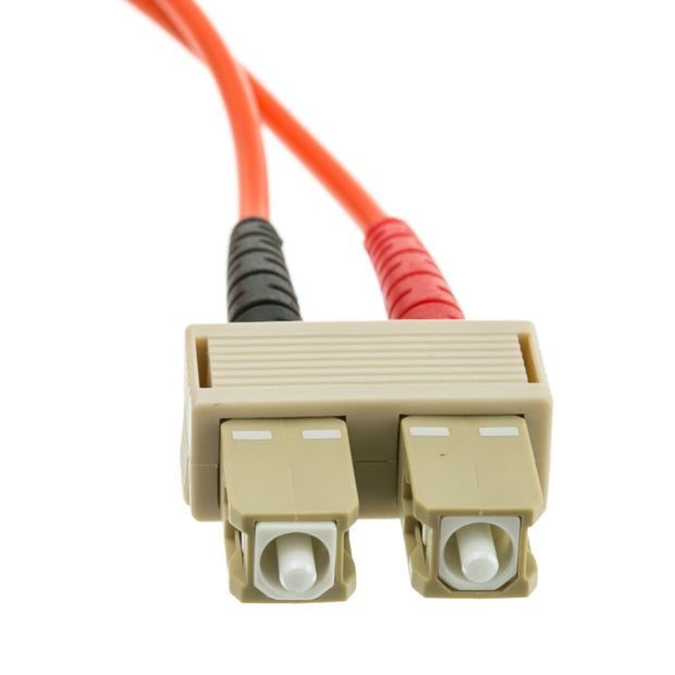 SC/ST OM1 Multimode Duplex Fiber Optic Cable, 62.5/125